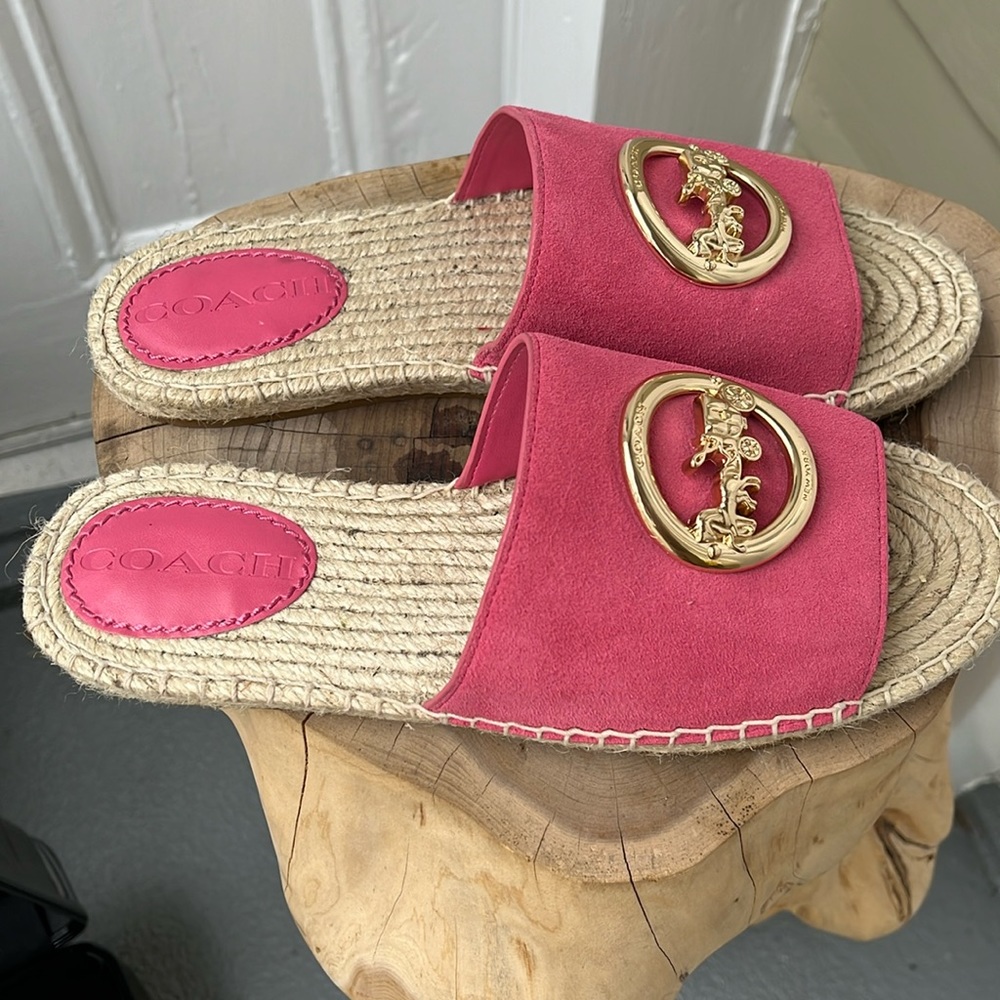 COACH pink espadrilles 🌸